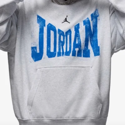 Jordan Brooklyn Letter Logo Loose Fit Long Sleeve Hoodie Men Hoodies HV0093-051